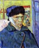 Ван Гог, Винсент Виллем. Автопортрет с отрезанным ухом. 1889. Холст, масло. Постимпрессионизм. 