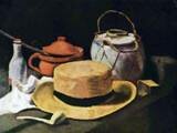 Ван Гог, Винсент Виллем. Натюрморт с соломенной шляпой и трубкой.